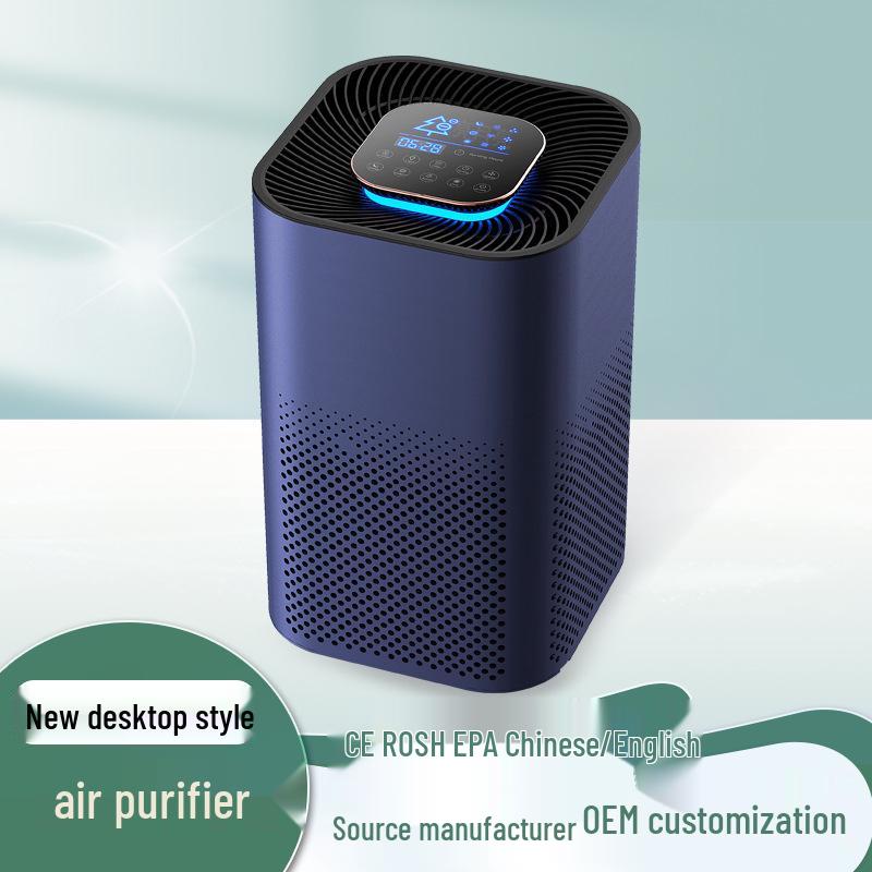 

Очиститель воздуха WiFi: Устранитель формальдегида и запаха с отрицательными ионами для дома, спальни, офиса WiFi Controlled Desktop Air Purifier