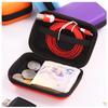 Hard Earphone Case Eva Leather Headphone Storage Bag Protective Usb Cable Organizer Portable Earbuds