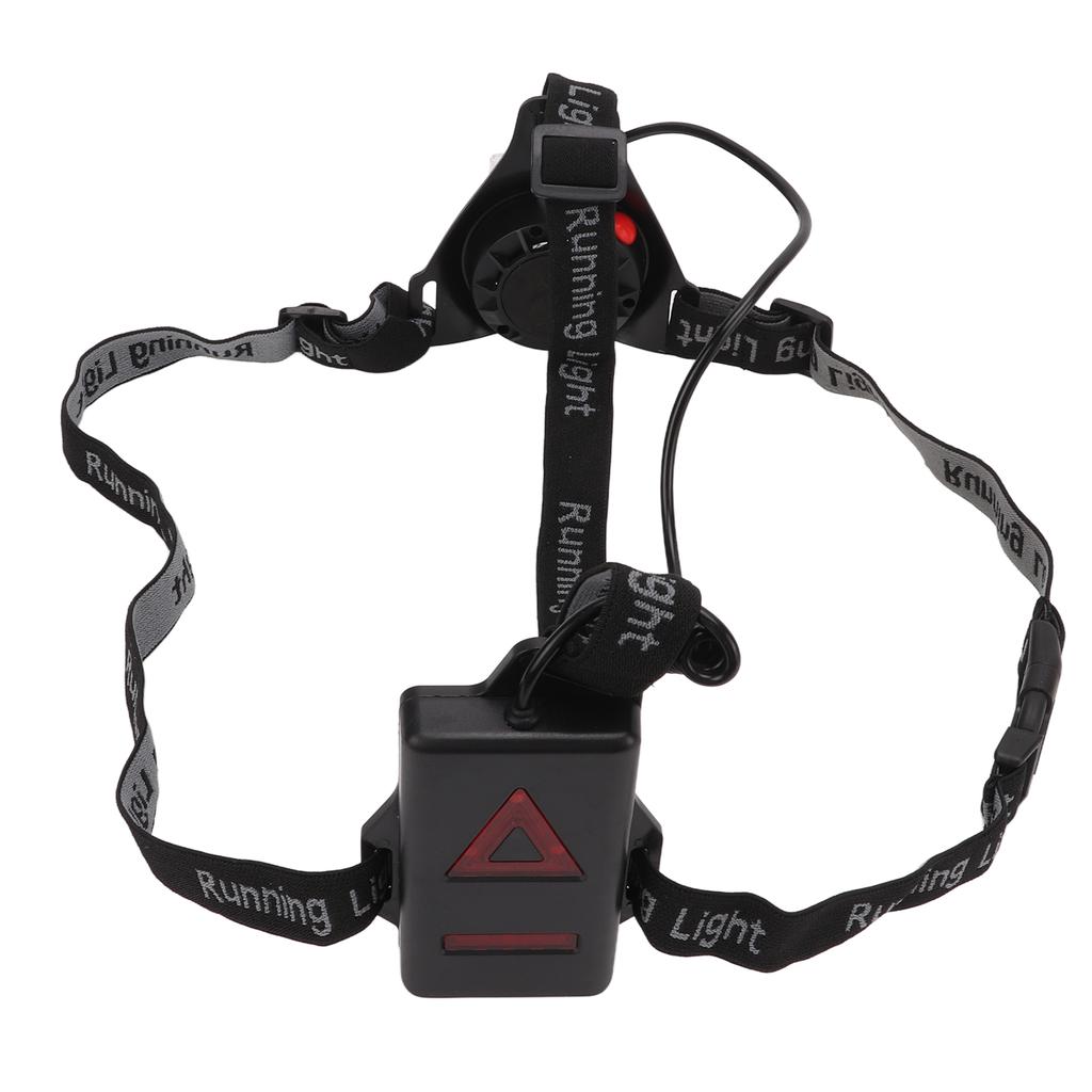 LED Brustlampe Nachtlauflicht 3 Modi IP65 Wasserdicht USB Wiederaufladbar für Outdoor-Sport