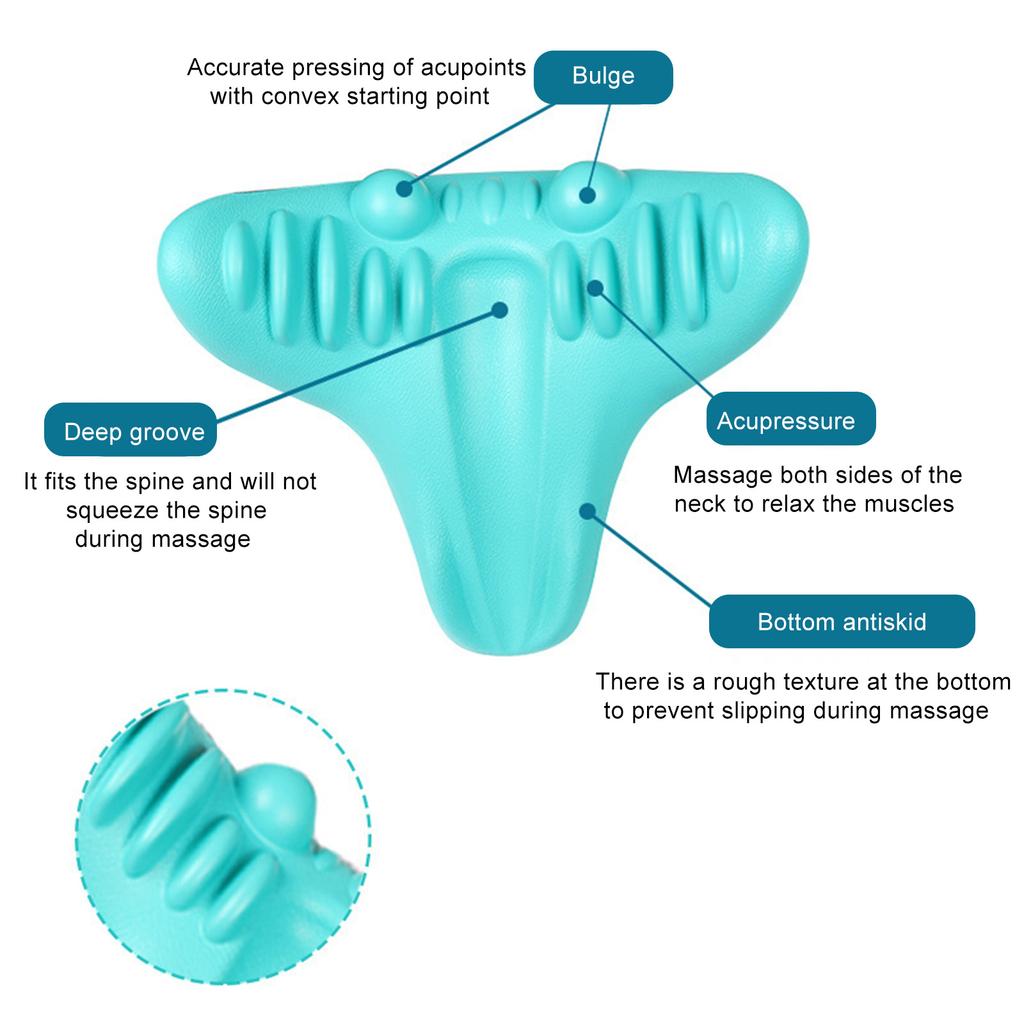 Neck Stretcher Pillow For Neck Shoulder Pain Relief Cervical Traction Device   Corrector Neck Shoulder Relaxer Massager