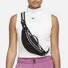New Nike Heritage Polyester One Shoulder Crossbody Fanny Pack Small Size Unisex Black DR6266-010