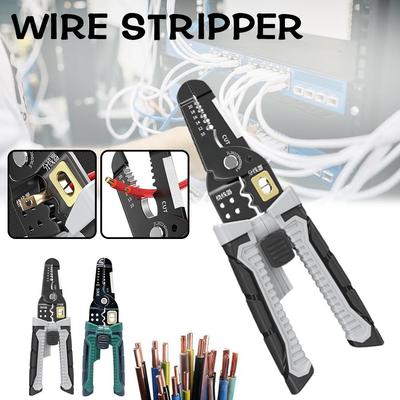 1Pc Wire Stripper Pulling Plier Wire Cutter Multifunction Repairing Scissors Electrical Stripping Crimping Plier Hand Tool