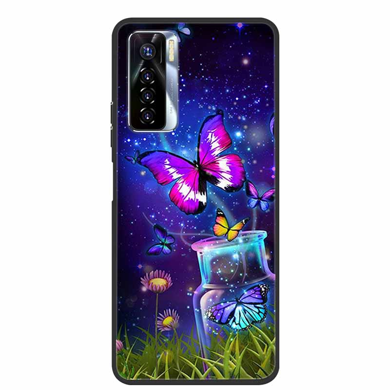 For Tecno Camon 17 Pro Cases 17P 17 Soft TPU Silicone Phone Cover for Tecno Camon 17P Back Cover Bumper Fundas Camon17 CG7n Capa