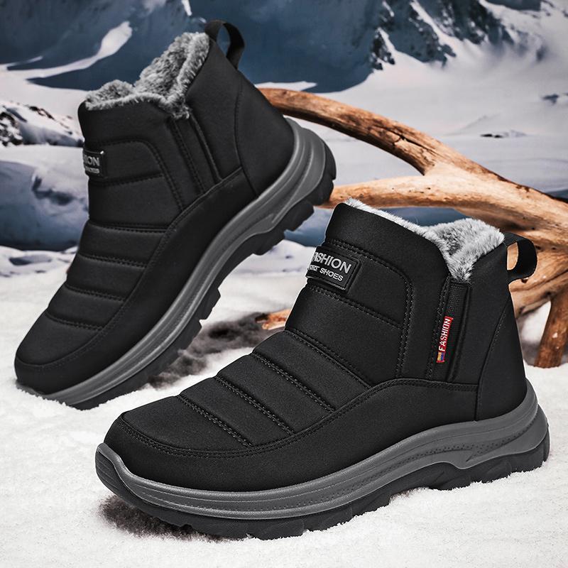 MCTIN Scarpe sportive calde e spesse da donna autunnali e invernali, antiscivolo, ammortizzanti, leggere, alte, da uomo