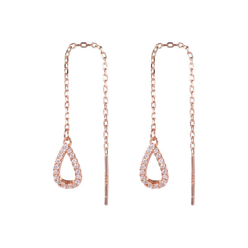 

Серьги-капли в форме полых капель. Новогодние весенние и летние серьги для женщин.