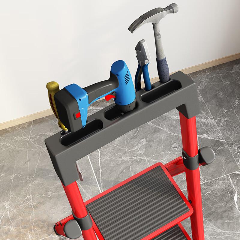 Folding Carbon Steel Household A-Frame Ladder