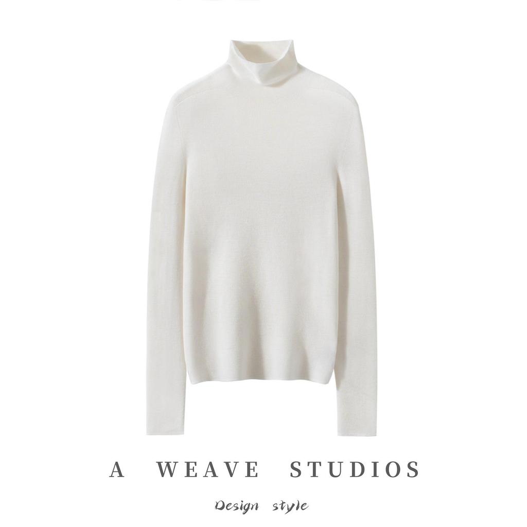 Women's High-Neck 18-Gauge Ribbed Base Layer Top - Fine Spun German Wool