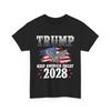 Trump 2028 Shirt, Keep America Great American Flag Trump 2028 T-Shirt