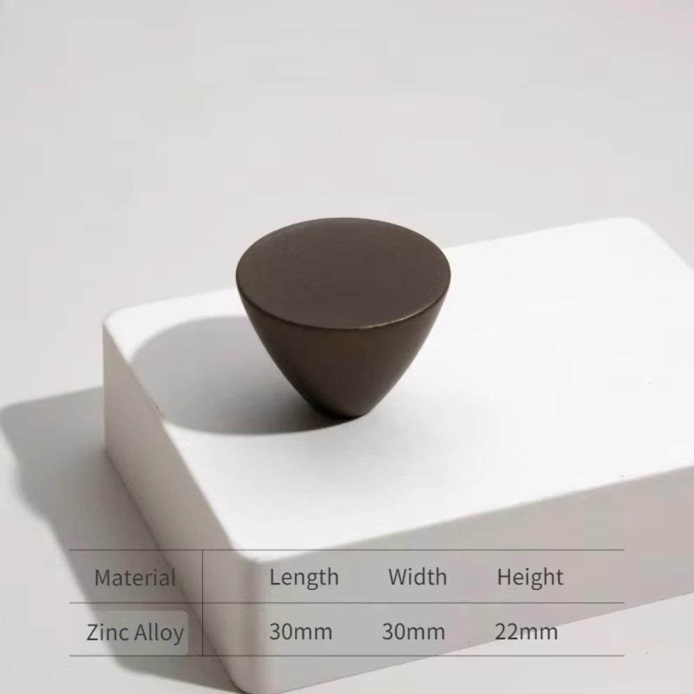 Zinc Alloy Furniture Handle Single Hole Conical Drawer Handle Colourful Cabinet Drawer Knobs Pulls For Cabinets Wardrobes