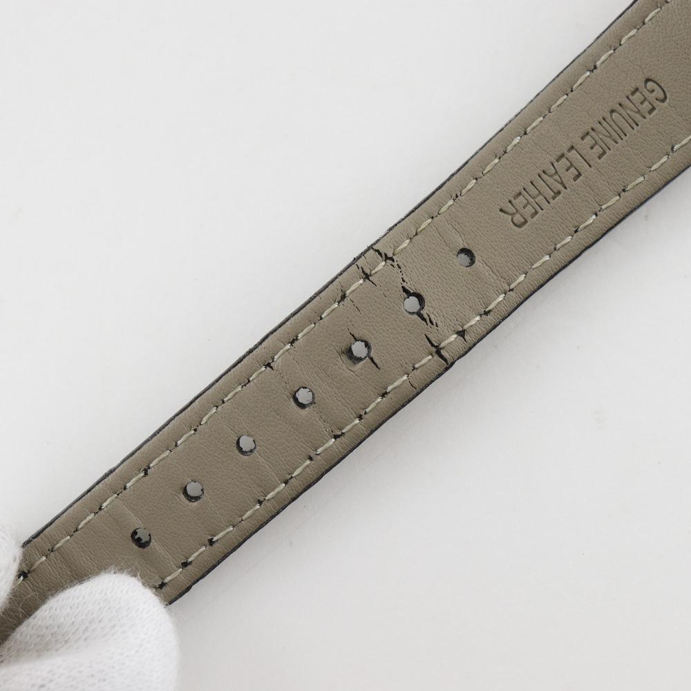 Salvatore Ferragamo Zegarki biała tarcza Stal nierdzewna/skóra Kwarcowy Wyświetlacz analogowy Kobiety Używany