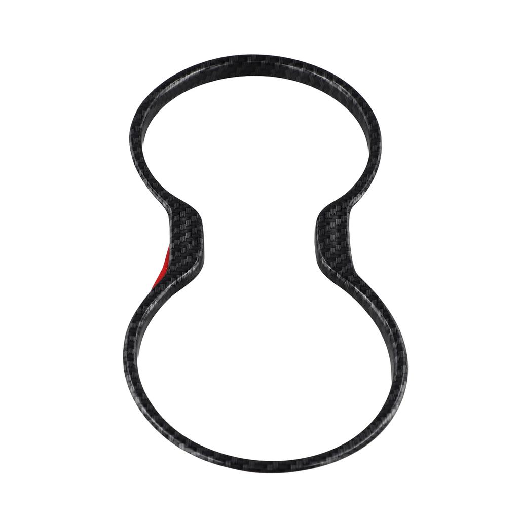 Stylish Carbon Fiber Cup Holder Trim For Guide 2017 Auto Cup Holder Decorative Cover Car Interior Accessories ABS