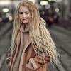 Hair Extensions 36in/ 91.44cm Gradient Gold 0.25in/ 0.63cm Wide Thin DE Synthetic Fear Hippie Wool Fear 10 Strands Hand Lock Hair Extensions for Women