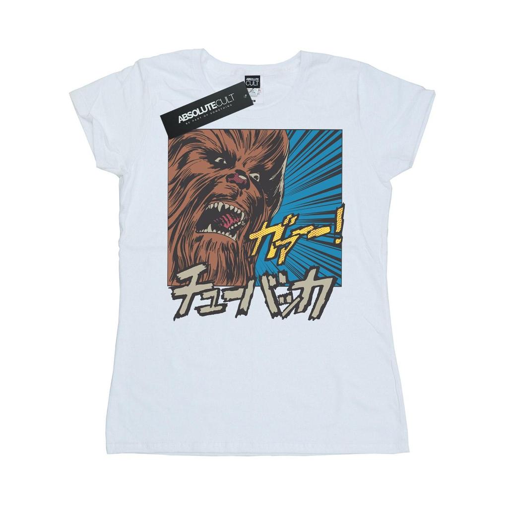 Star Wars Womens/Ladies Chewbacca Roar Pop Art Cotton T-Shirt