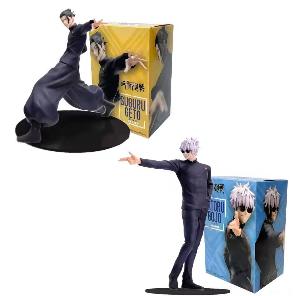 14.5cm Jujutsu Kaisen Anime Figure Noodle Stopper Satoru Gojo Action Figure Geto Suguru Figurine PVC Adult Collection Model Toys