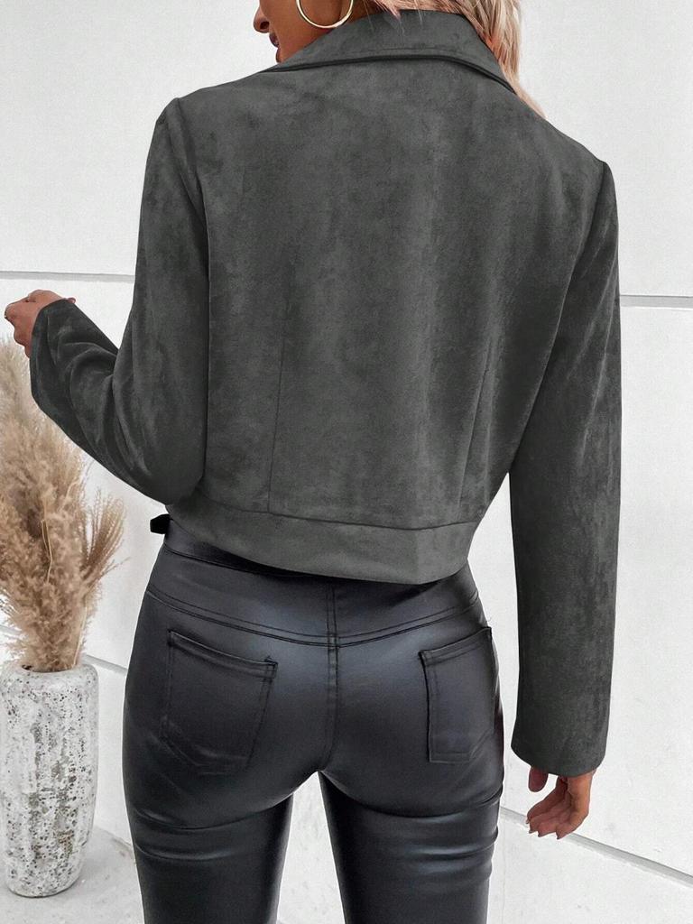 Heißverkaufende kurze Wildlederjacke Top im europäischen und amerikanischen Stil