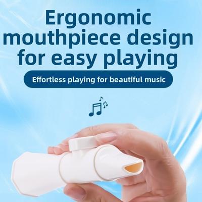 Reusable Kazoo Instrument Easy To Learn with Lanyard Musical Whistle Lightweight Wear-resistant Kazoo Flute Music Lover