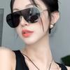 Vintage Oversize Square Sunglasses for Women New Fashion Brand Alloy Gradient Elegant Sun Glasses Ladies Sexy Driving Shades
