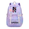 Girls Kpop Hunters Rumi Zoey Mira Printed Backpack Student School Travel Large Capacity Bag