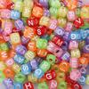 Acrylic Letter Beads for Kids' Jewelry Making – Educational DIY Beading Accessories