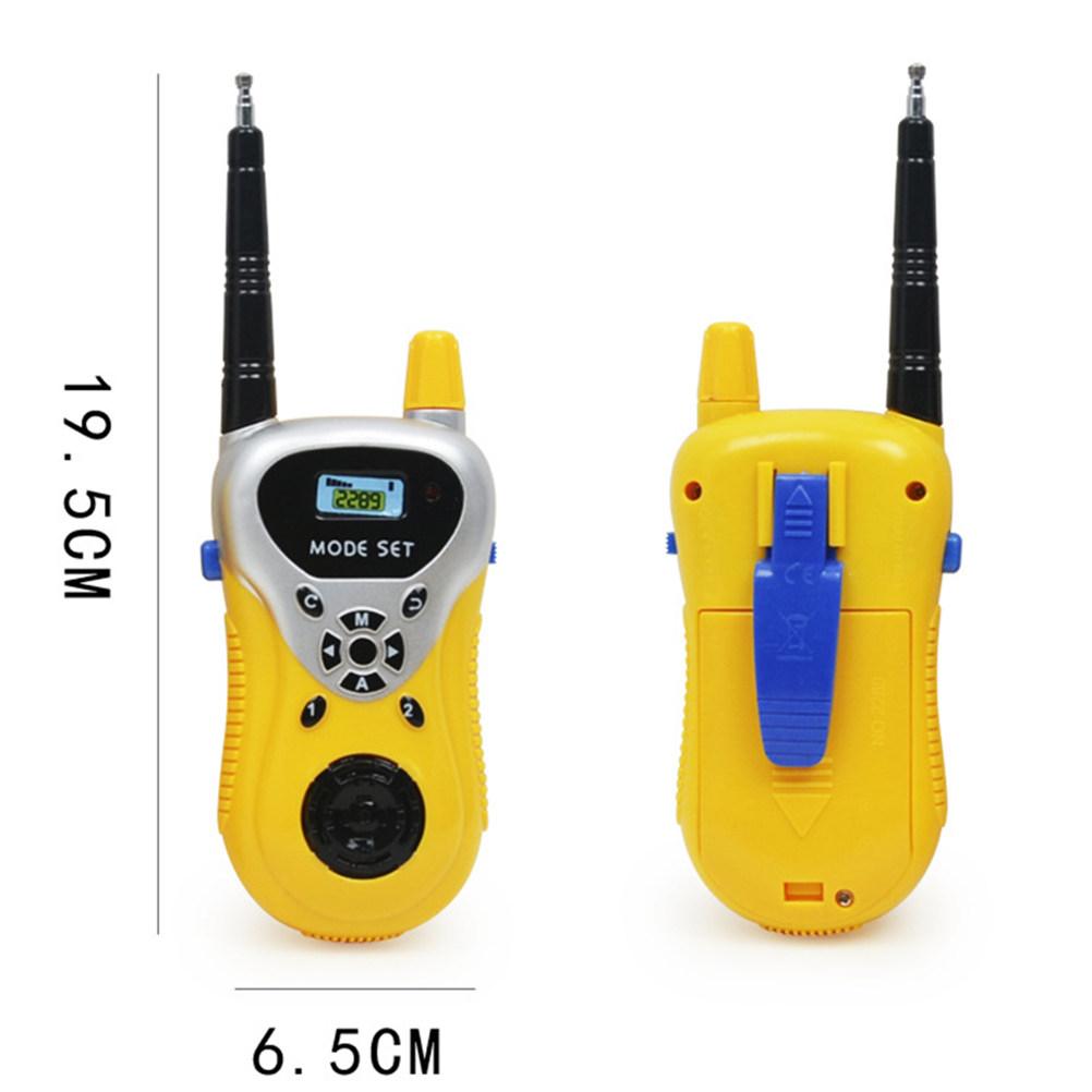 2 Stück Kinder Walkie-Talkie Handfunkgerät mit Sprachfunktion Tragbares Outdoor-Gerät für Kinder