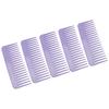 10 Stück Kamm mit breiten Zinken Weizenstroh Hohe Zähigkeit Tragbarer Haarentwirrkamm für Zuhause Reise