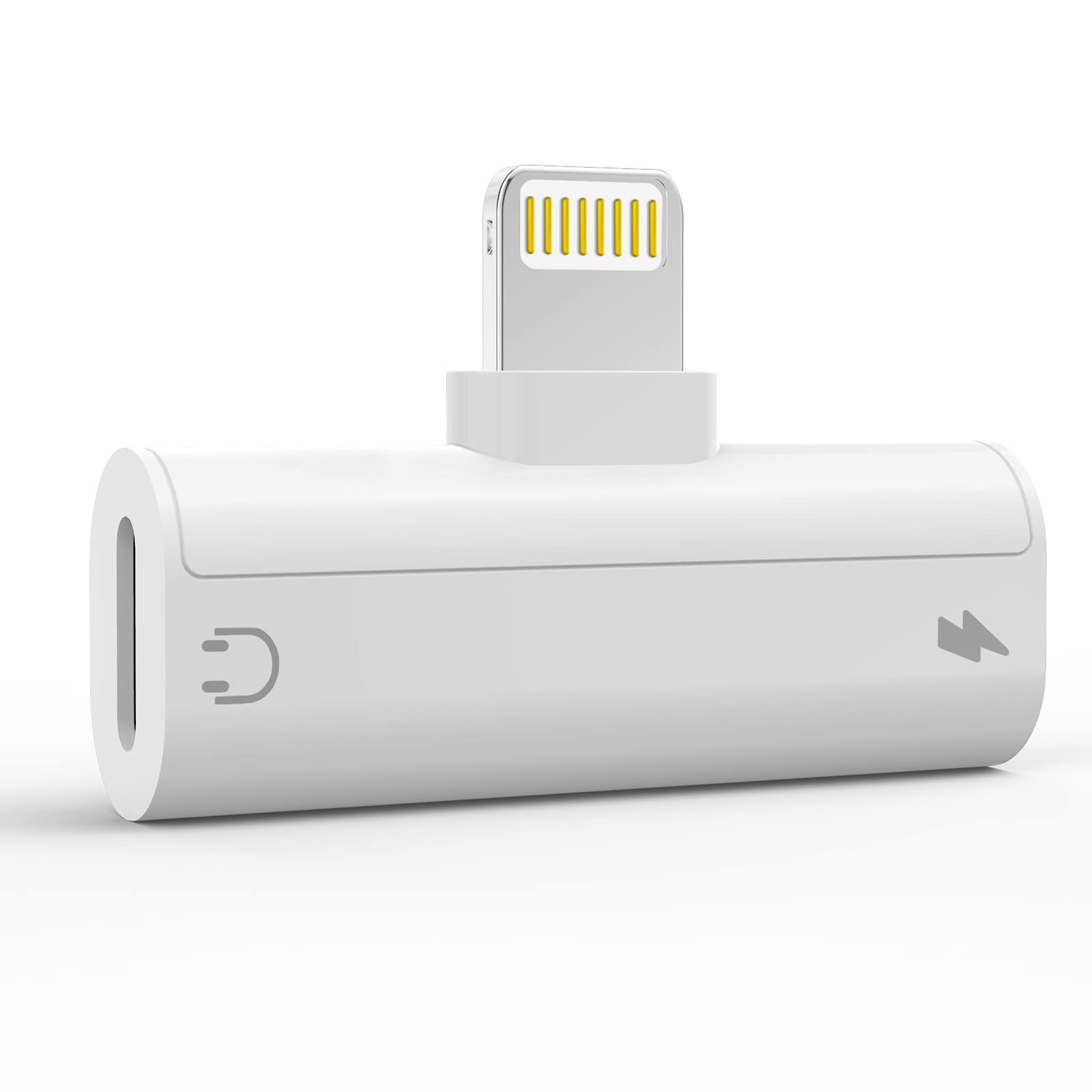 

TOMPOL официально сертифицированный адаптер для наушников iPhone Lightning 2 в 1 для зарядки наушников раздвоенный соединительный кабель для зарядки наушников