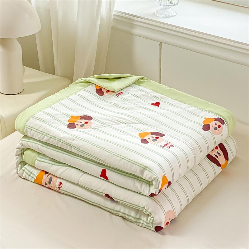 A-class Mother Baby Grade Soft and Sticky Cloud Cotton Summer Quilt, Air Conditioning Single Double Cool Quilt