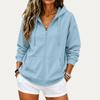 Women's Lightweight Zip-Up Hoodie Drop Shoulder Relaxed Fit for Spring and Fall