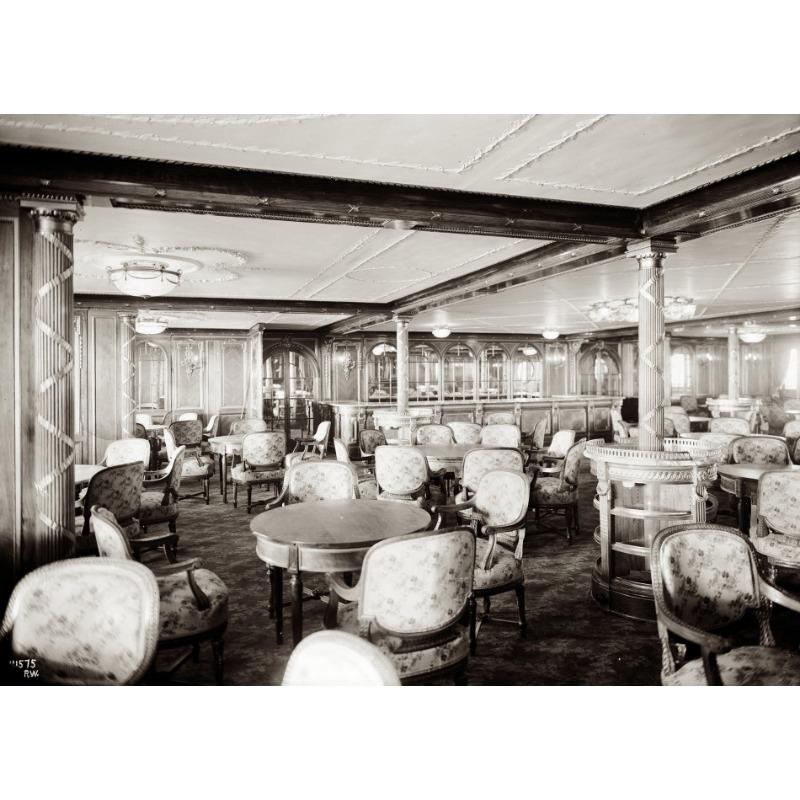 Černobílé staré fotografie Titaniku Plakát Plátno Tisk Retro Nástěnná dekorace Obrázek Vintage Nástěnná dekorace Nádherný 1912