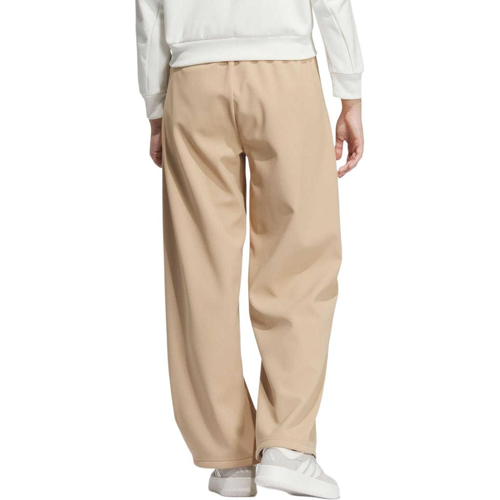 adidas Women's Knit Wide Leg Pants Beige JM8866