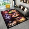 Klassischer F-FNAF Horror Spiel Freddy Teppich Teppich für Spielzimmer Schlafzimmer Wohnzimmer Sofa Heimdekoration, Kinderteppich Rutschfeste Fußmatte