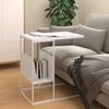 VidaXL Side Table White 55x36x59.5 Cm Engineered Wood 343107