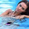 Adjustable Strap Waterproof Phone Pouch Sealed Lightweight Crossbody Dry Bag PVC ABS Transparent Hanging Neck Bag for Gifts