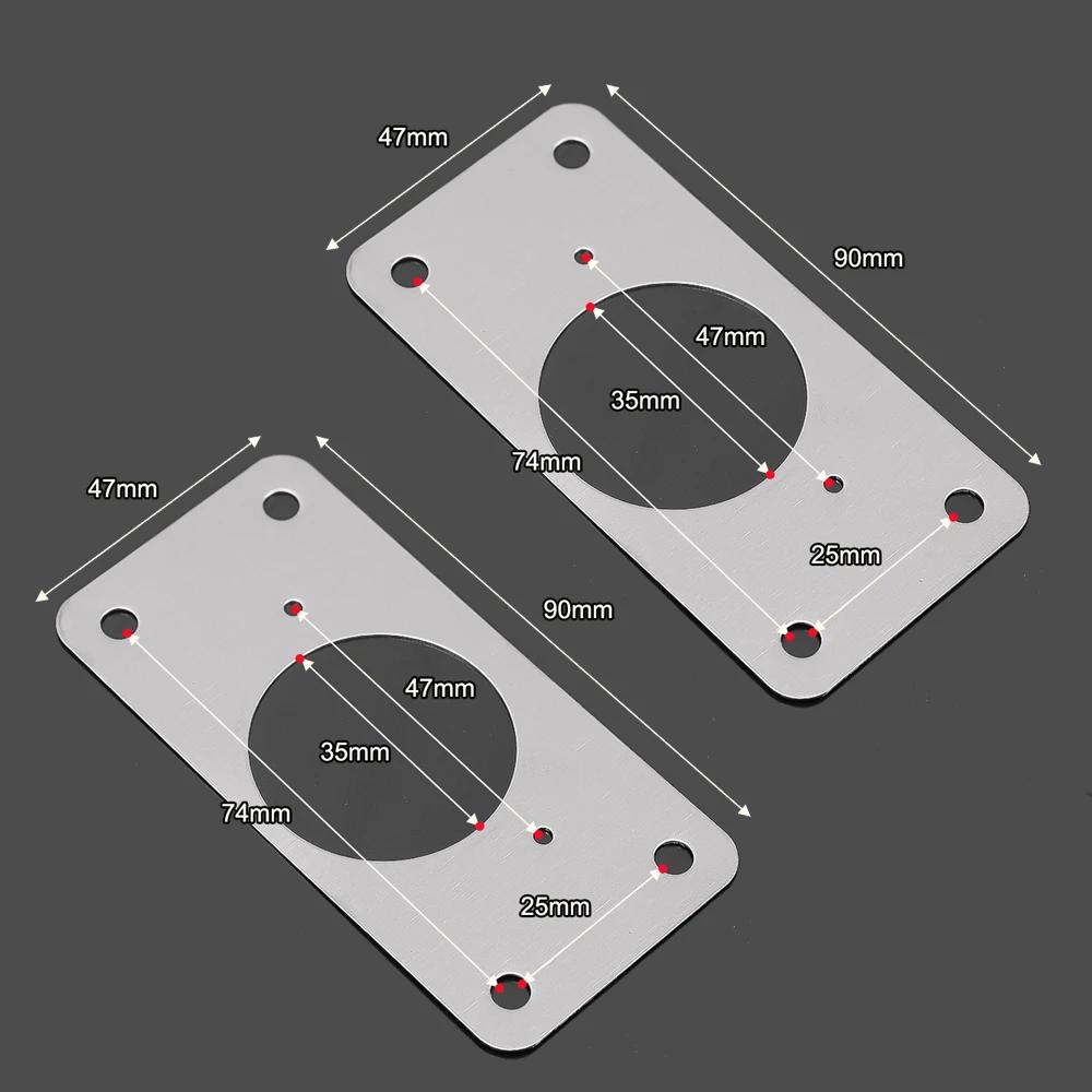 36pcs Cabinet Hinge Repair Plate Kit Stainless Steel Door Hinge Mounting Plate With Holes For Home Kitchen Cupboard Furniture