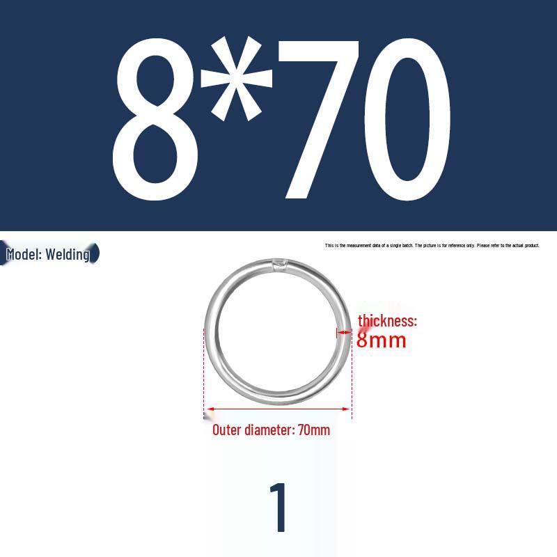 304 Stainless Steel Seamless O-Ring for Lifting and Hammock Yoga Connection