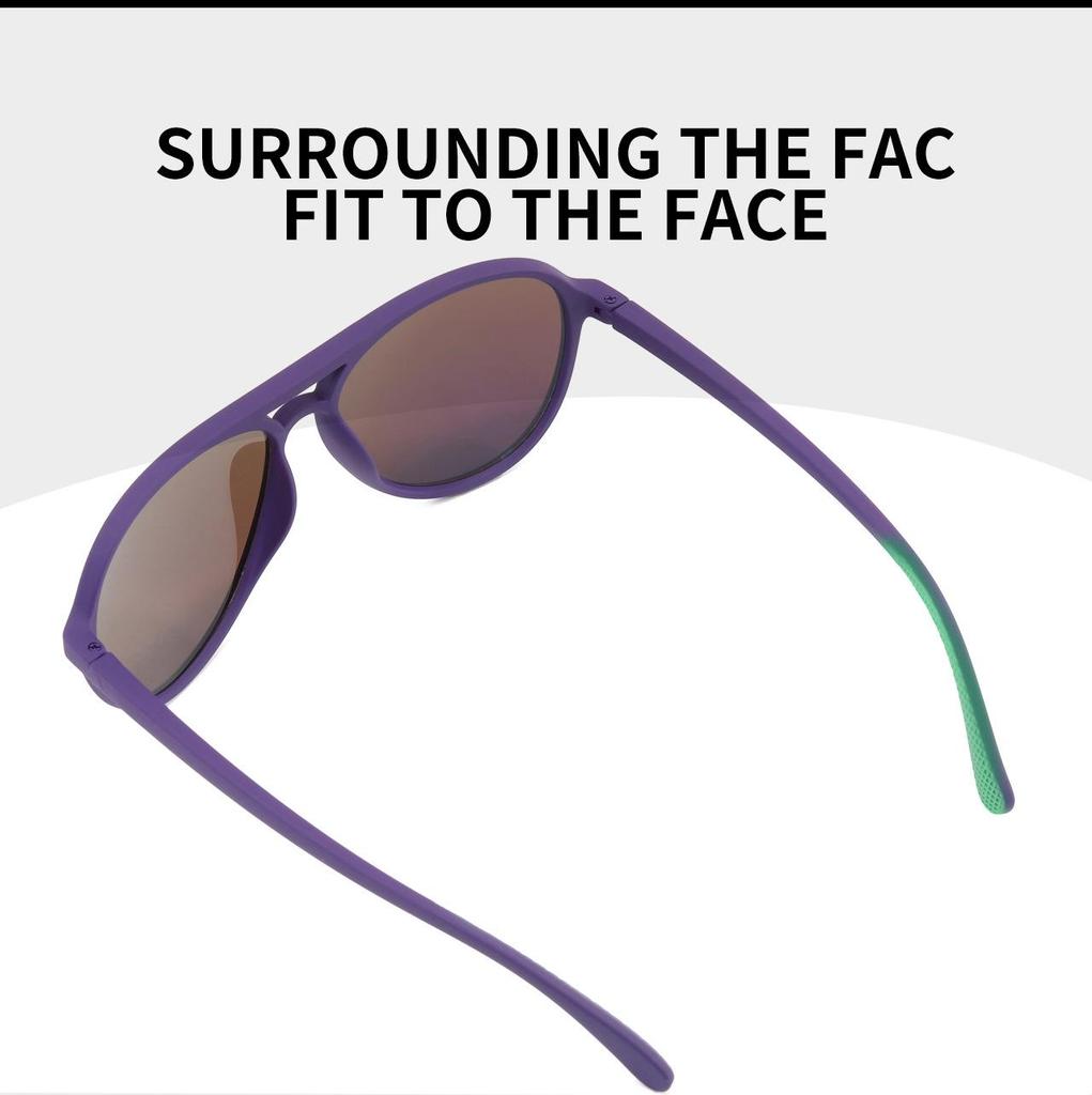 Real Film Polarized Sunglasses - Colorful Driving, Outdoor Sports & Cycling Glasses