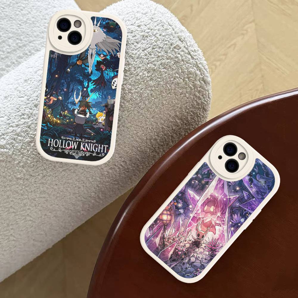 Hollow Knights Cartoon Phone Case Hard Leather For IPhone 14 13 16 Mini 15 14 11 12 Pro Max Plus Fundas