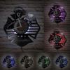 Vinyl Station Record Clock Fire Fire Department Wall Home Decor Vintage Vinyl Firemen Clock