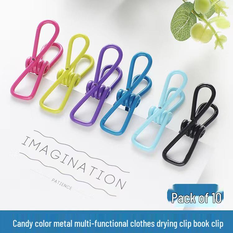 

Colorful Snack and Ticket Sealing Clips: Windproof Clothespin for Storage and Organization