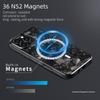 For iPhone 16 Pro Max Magnetic Case Large Texture Aramid Fiber + TPU Phone Cover