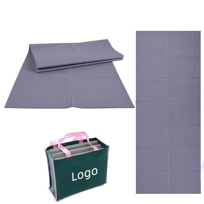 Easy Carry Folding Anti Slip PVC Exercise Travel Fitness Portable Yoga Mat