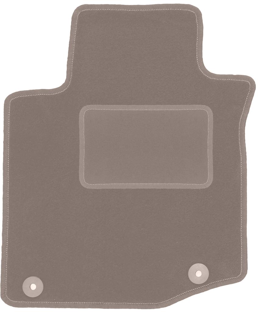 Beige driver's mat for: Toyota Aygo I hatchback (2005-2014)