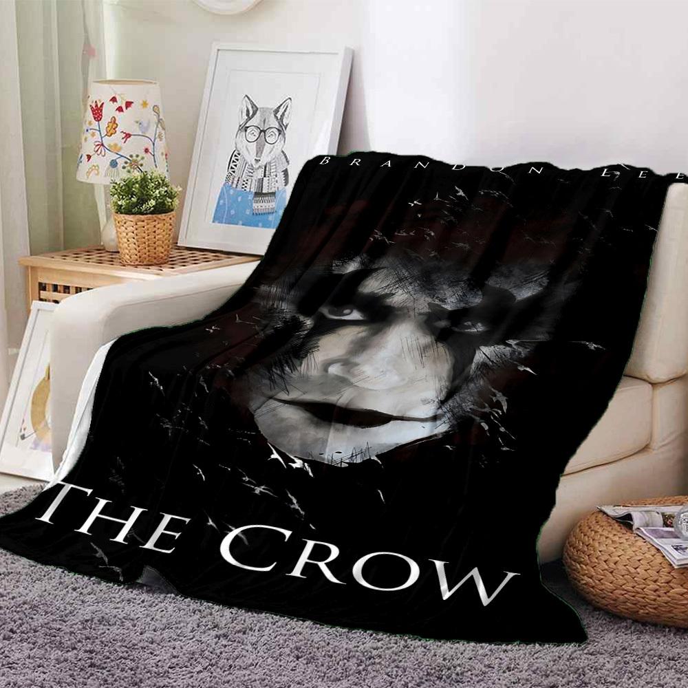 1pc Brandon Lee The Crow Throw Blanket Soft Flannel, Cozy All Season Polyester Perfect for Home, Office 80cmx120cm