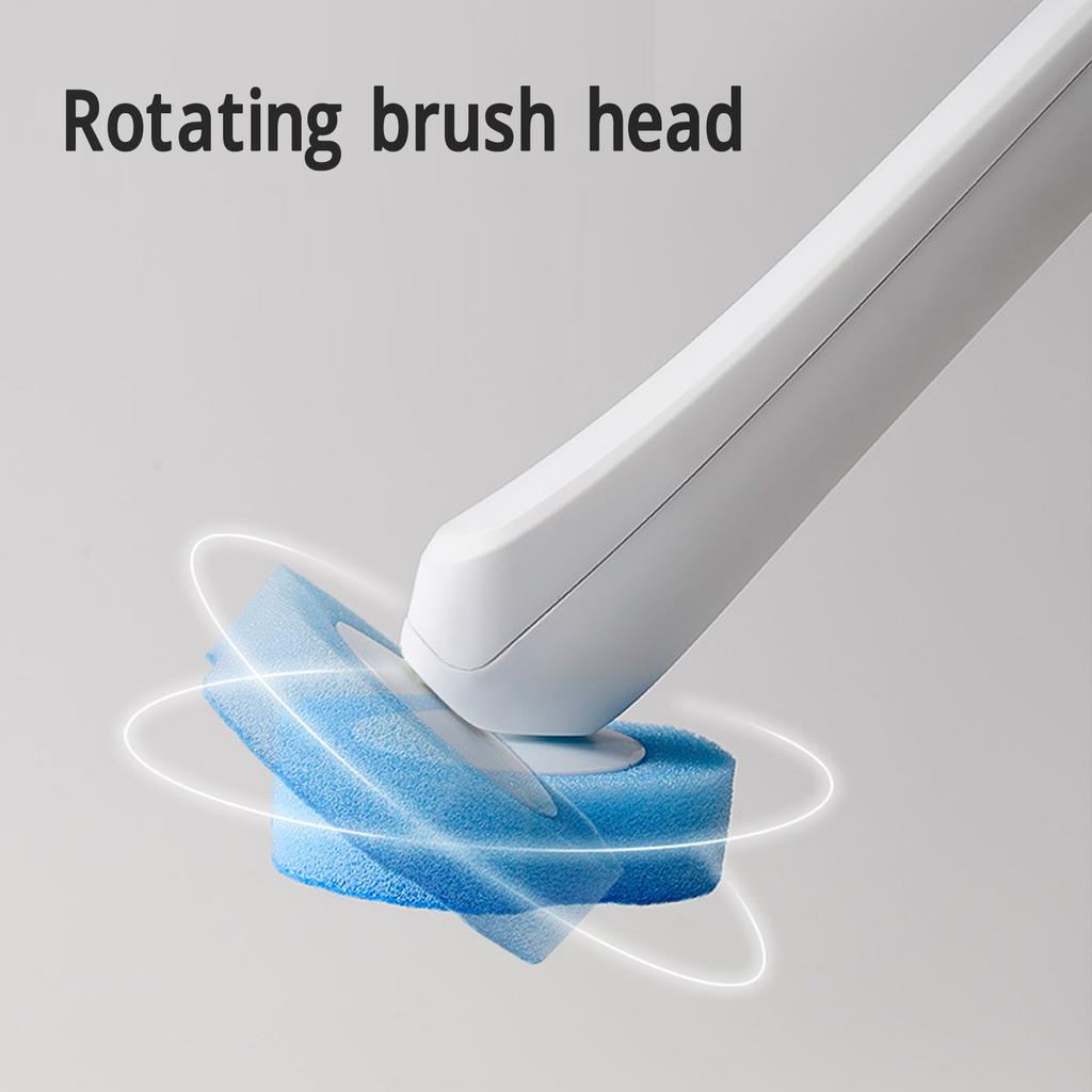 16pcs Toilet Brush Replace Heads Disposable Water Soluble Cleaner Toilet Brush Refills for Bathroom