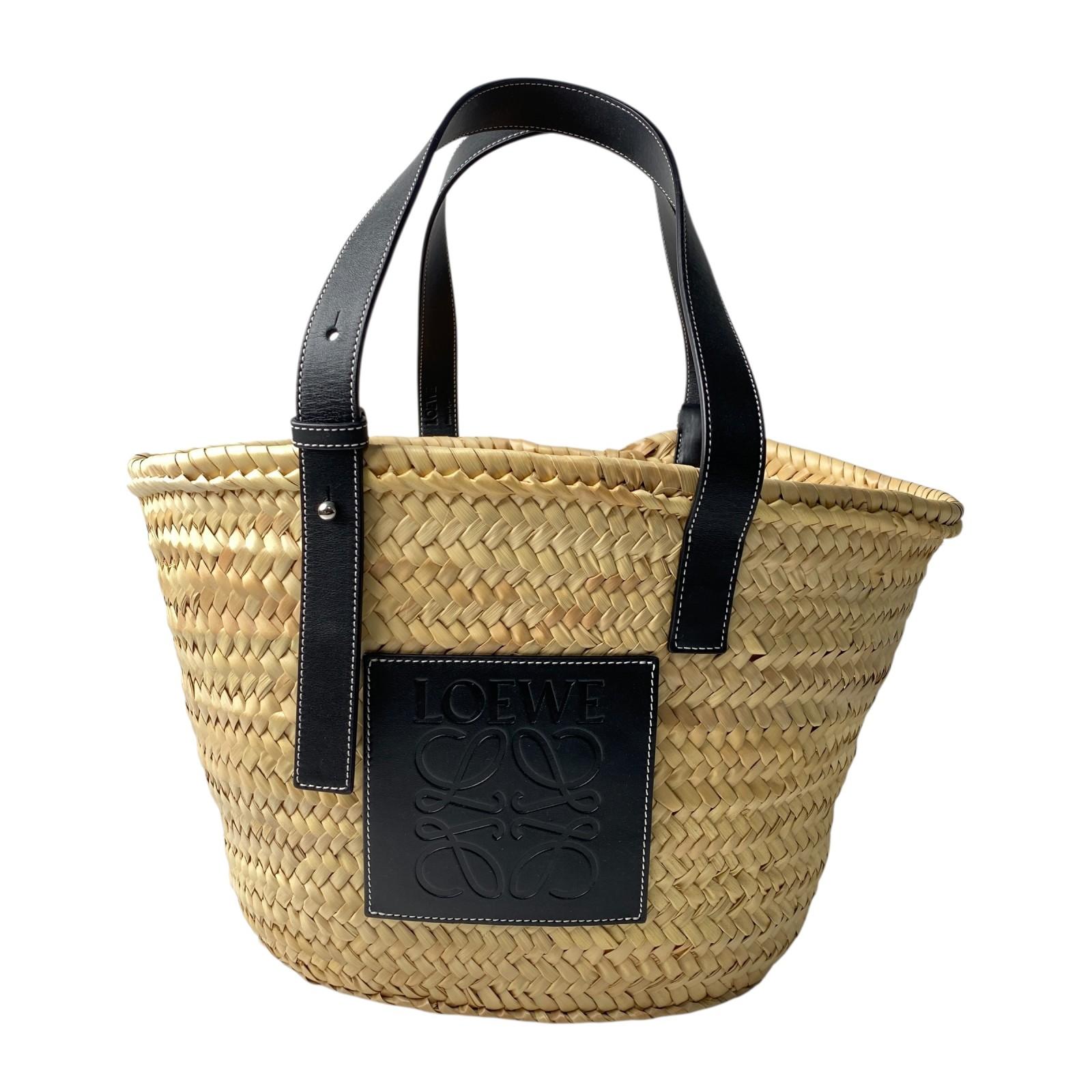 

Used LOEWEHandbag beige/black leather Women