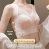 Seamless Lace Back Wireless Bralette, Lift Anti-Sagging Push Up Vest Style Sleep Bra for Women