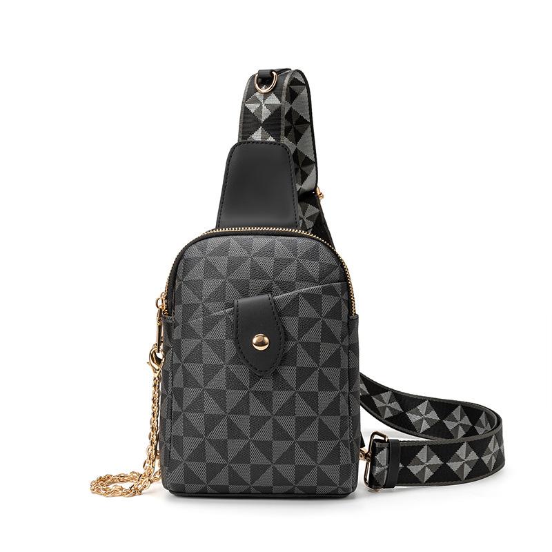 Crossbody Women's Bag New Mobile Phone Bag Mini Contrasting Small Bag Shoulder Bag Breast Bag Travel Bag