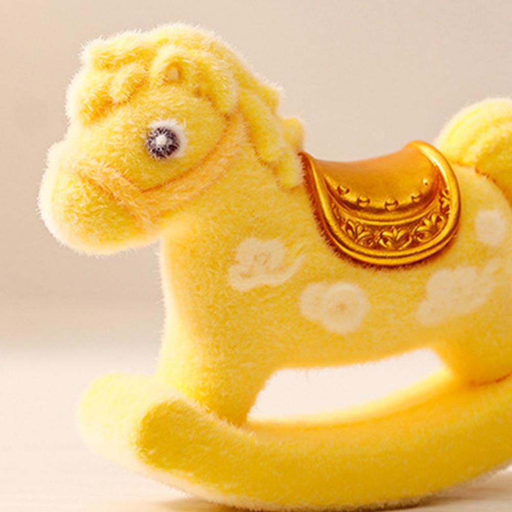 Mini Horse Decoration Horse Ornament 8pcs Mini Horse Figurines Set Chinese Style Lucky Statues Year of Cartoon Decorations New