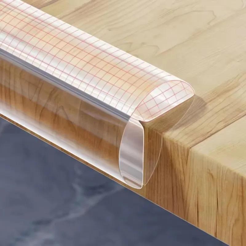 1/3/5M Table Edge Guard Furniture Corner Protector Strip Self Adhesive Transparent Kids Collision Proof Soft Bumper Baby Safety