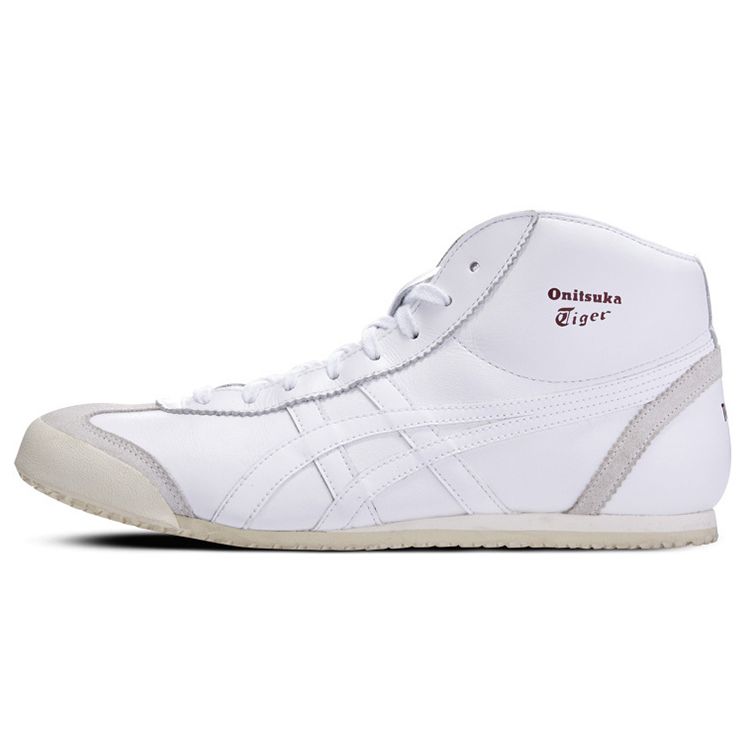 

ONITSUKA TIGER Mexico 66 Удобные универсальные повседневные туфли средней высоты унисекс кроссовки белые серые HL328-0102 39.5